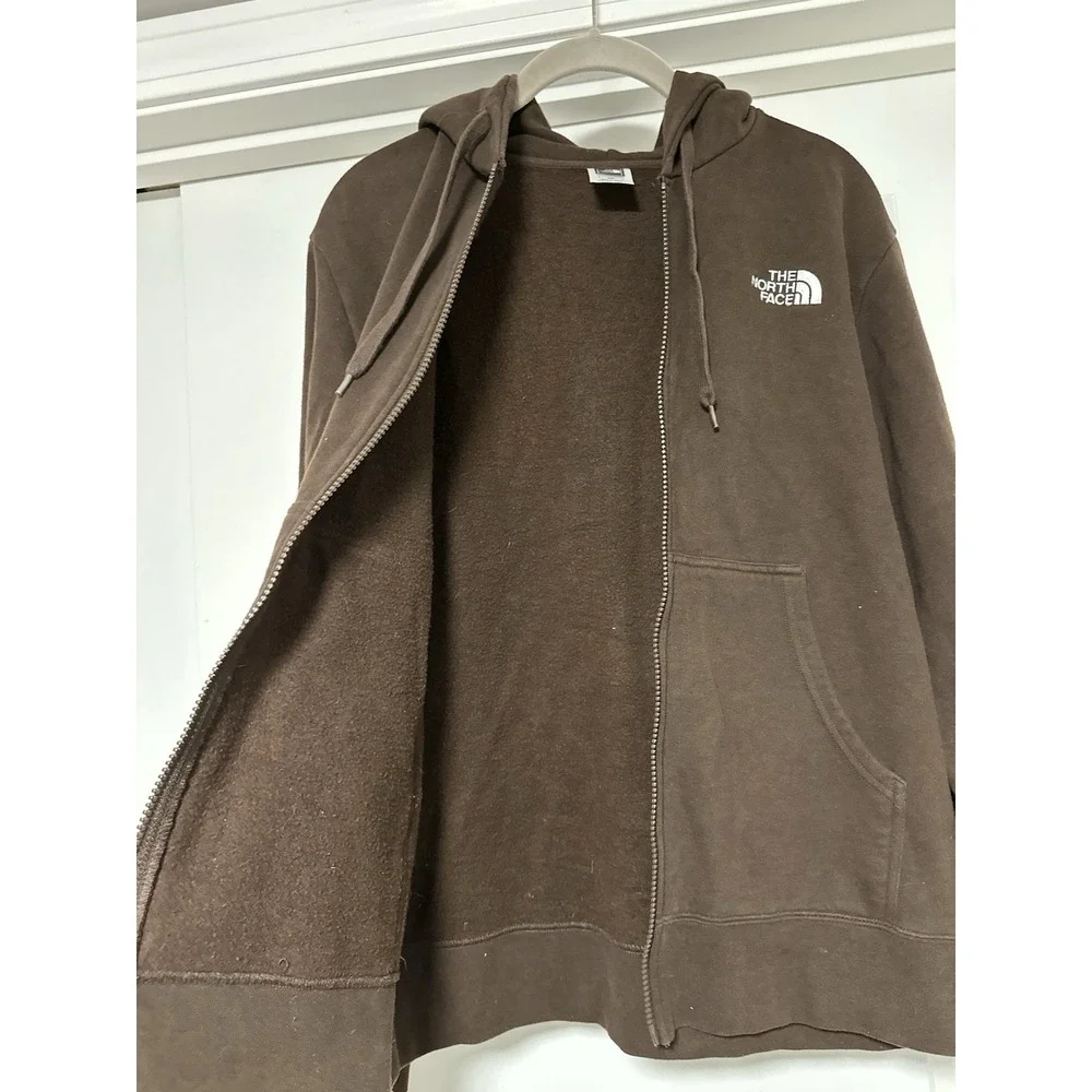 The North‎ Face, Men's Full Zip Brown Hoodie, Size Small